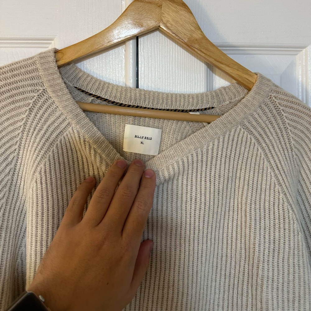 Billy Reid | Fisherman’s Rib Crew | Size XL